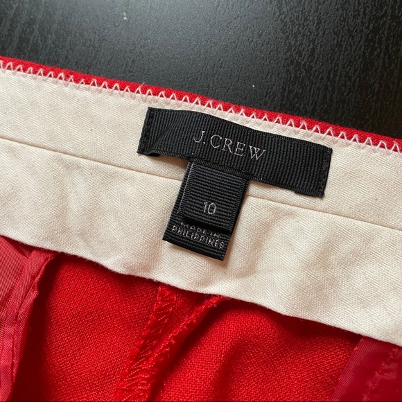 Red J Crew Pants - Picture 3 of 6